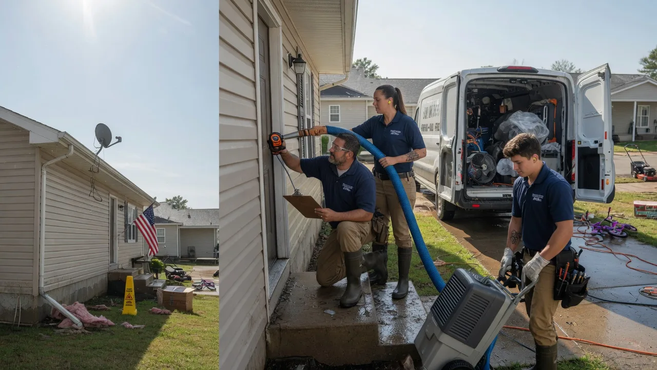 Ceiling Water Damage Restoration in Clinton, ME near me